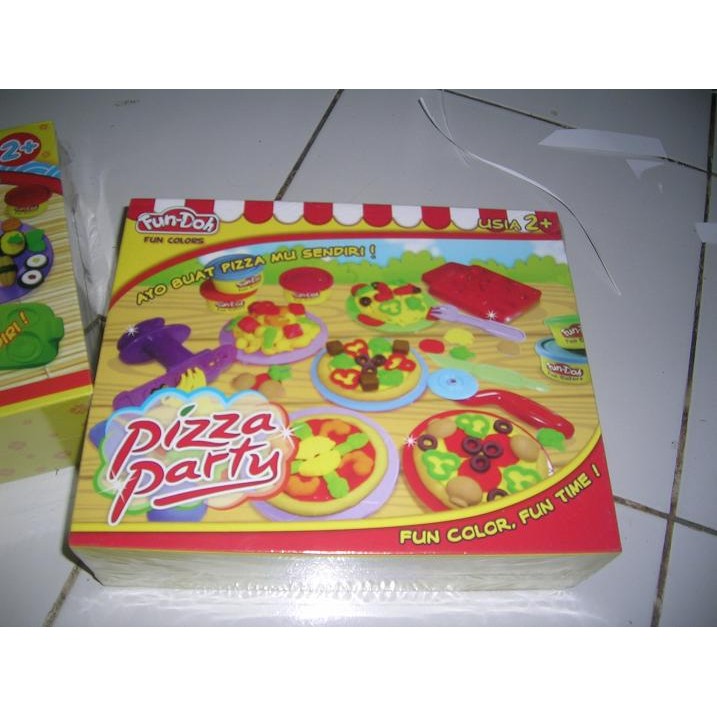 fundoh pizza party fun doh