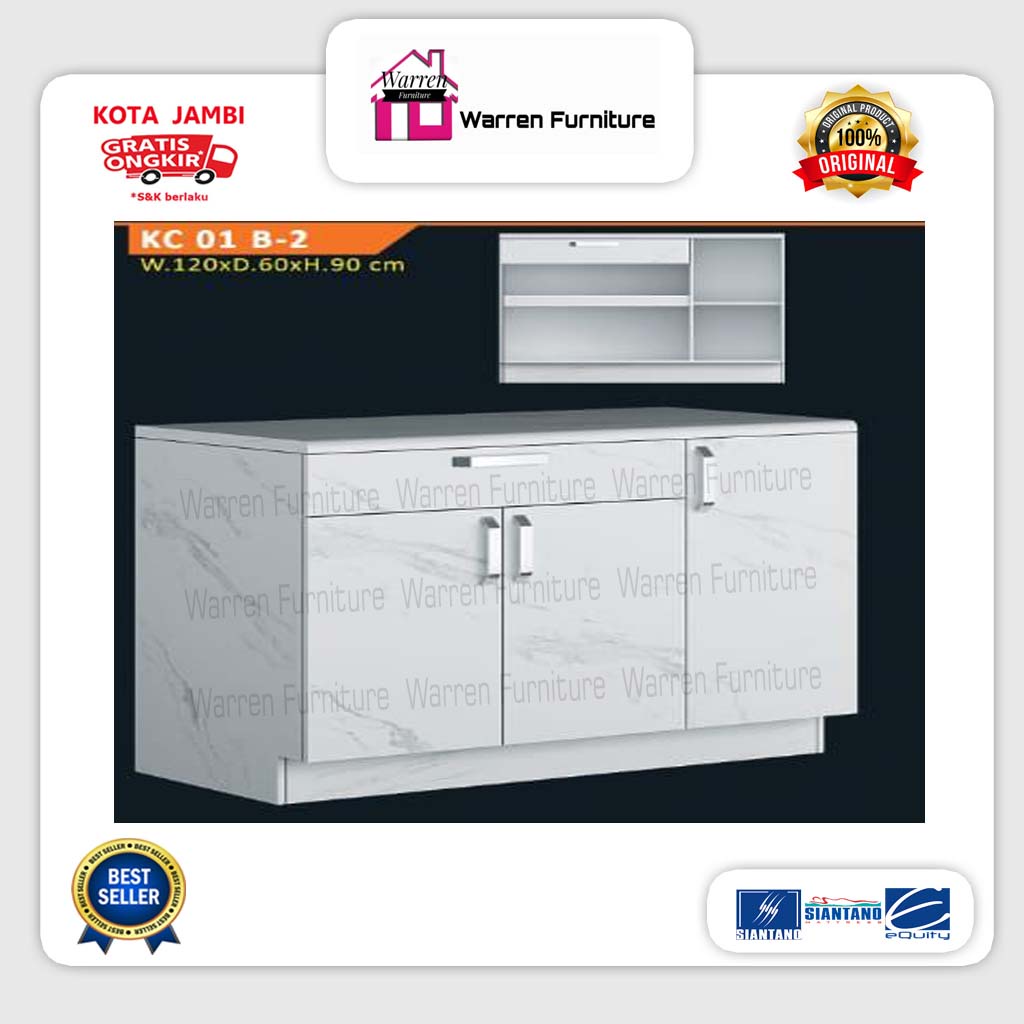 Rak dapur bagian bawah 3 pintu/ Kitchen set SIANTANO