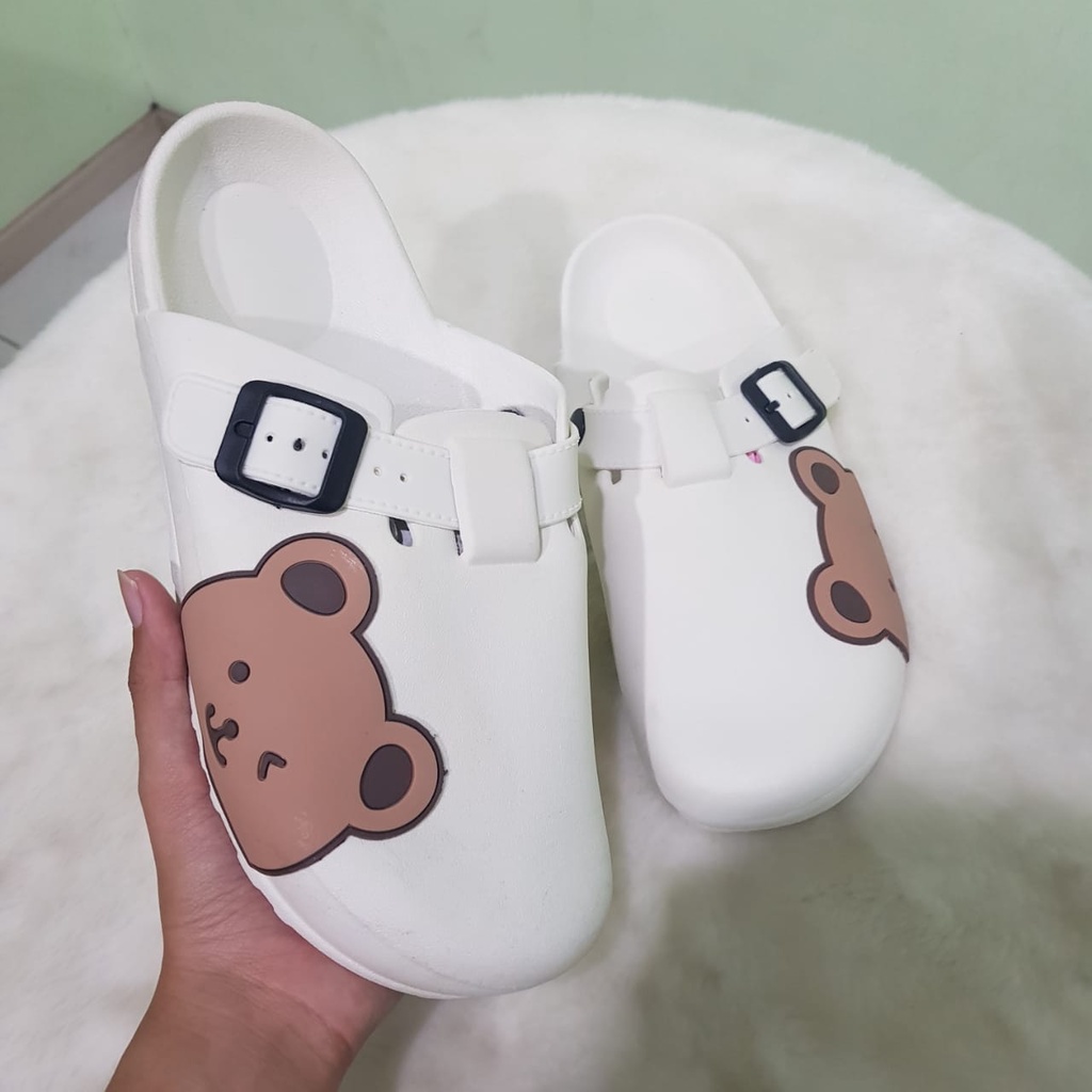 Sandal Selop Wanita Import Premium Sandal Bear Kekinian Termurah 38390 BISA COD