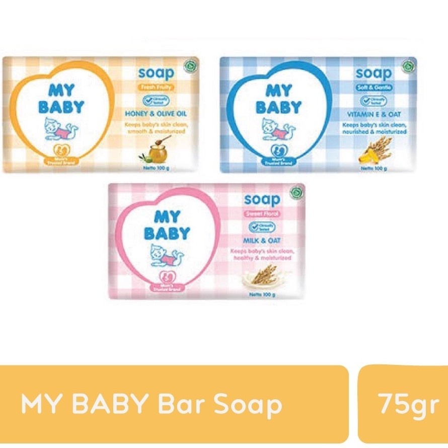 My Baby Bar Soap 60g | Sabun Batang Bayi