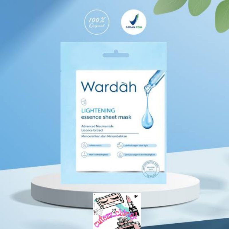 ☃️Cutezz_Ching1☃️Wardah Lightening SuperSerum Mask 20 ml