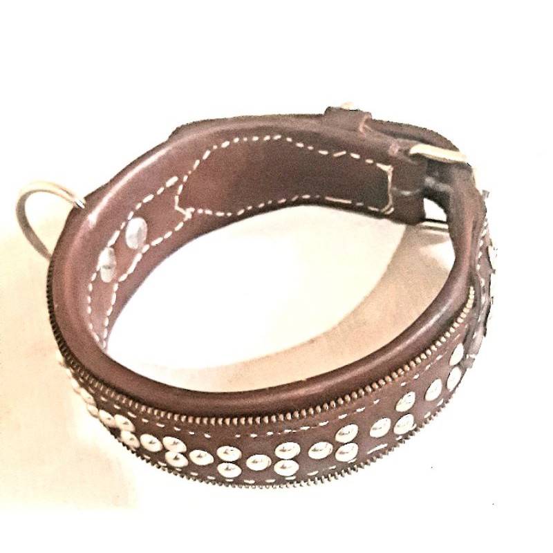 kalung anjing asli kulit