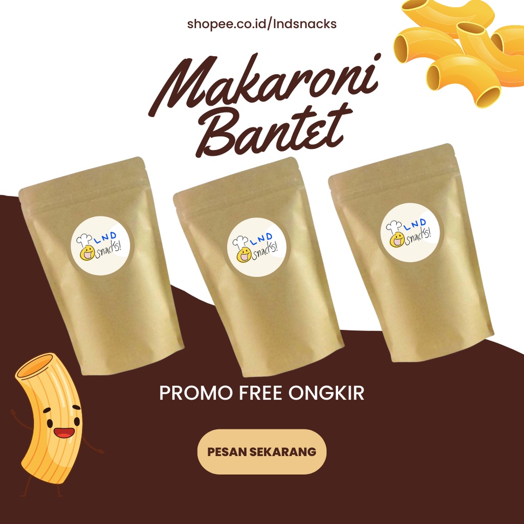 

LnD Snacks MAKARONI BANTET EXTRA PEDAS