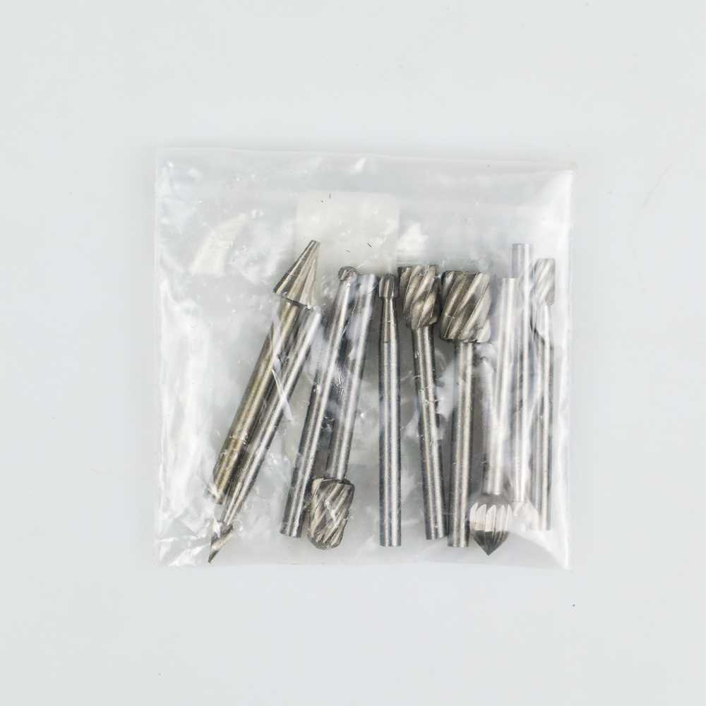 TG-DFA Taffware Mata Bor Tungsten Carbide Cone Spiral Bits 10 PCS - GJ0106