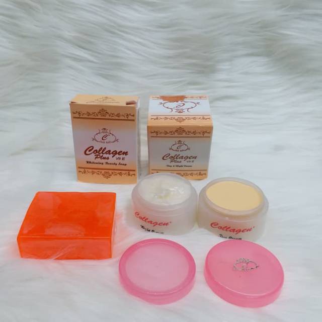 PAKET KREAM COLLAGEN ORI + SABUN COLLAGEN VIT-E