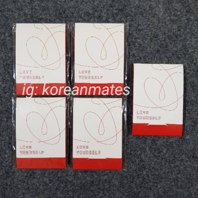 [JAPAN VERSION] Official BTS Love Yourself Tour Mini PC Photocard LY Tour Merch Japan vers. Jungkook