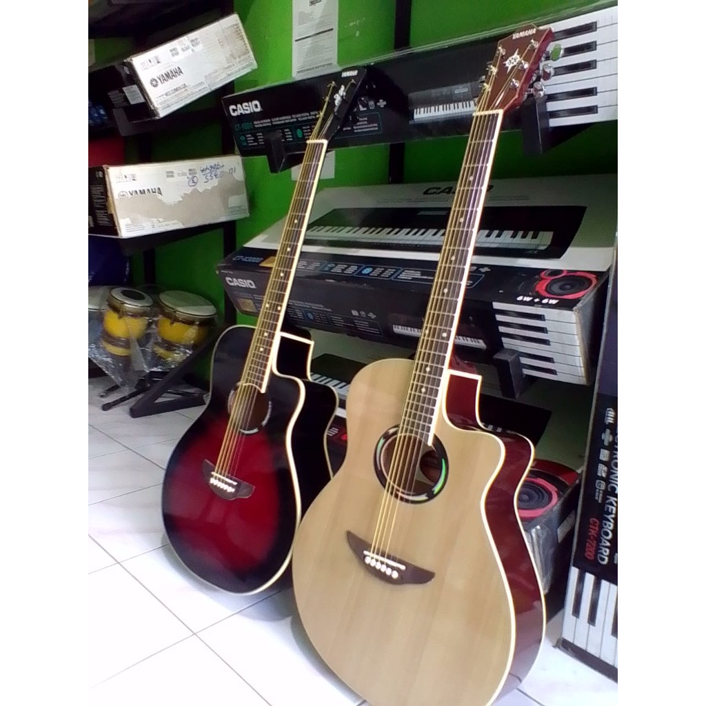 lbh murah [hrg*ditoko datang* ] gitar akustik elektrik model apx cord gibson dll