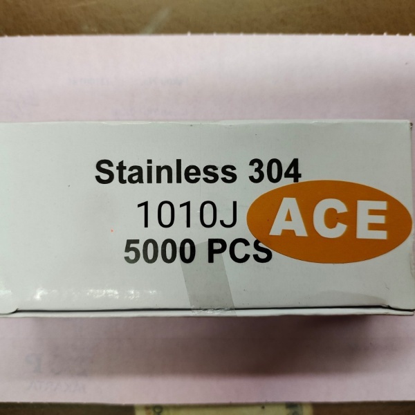 

Paku Tembak 1010J Stainless 304 SS Air Nailer staples 10 mm 1010 J