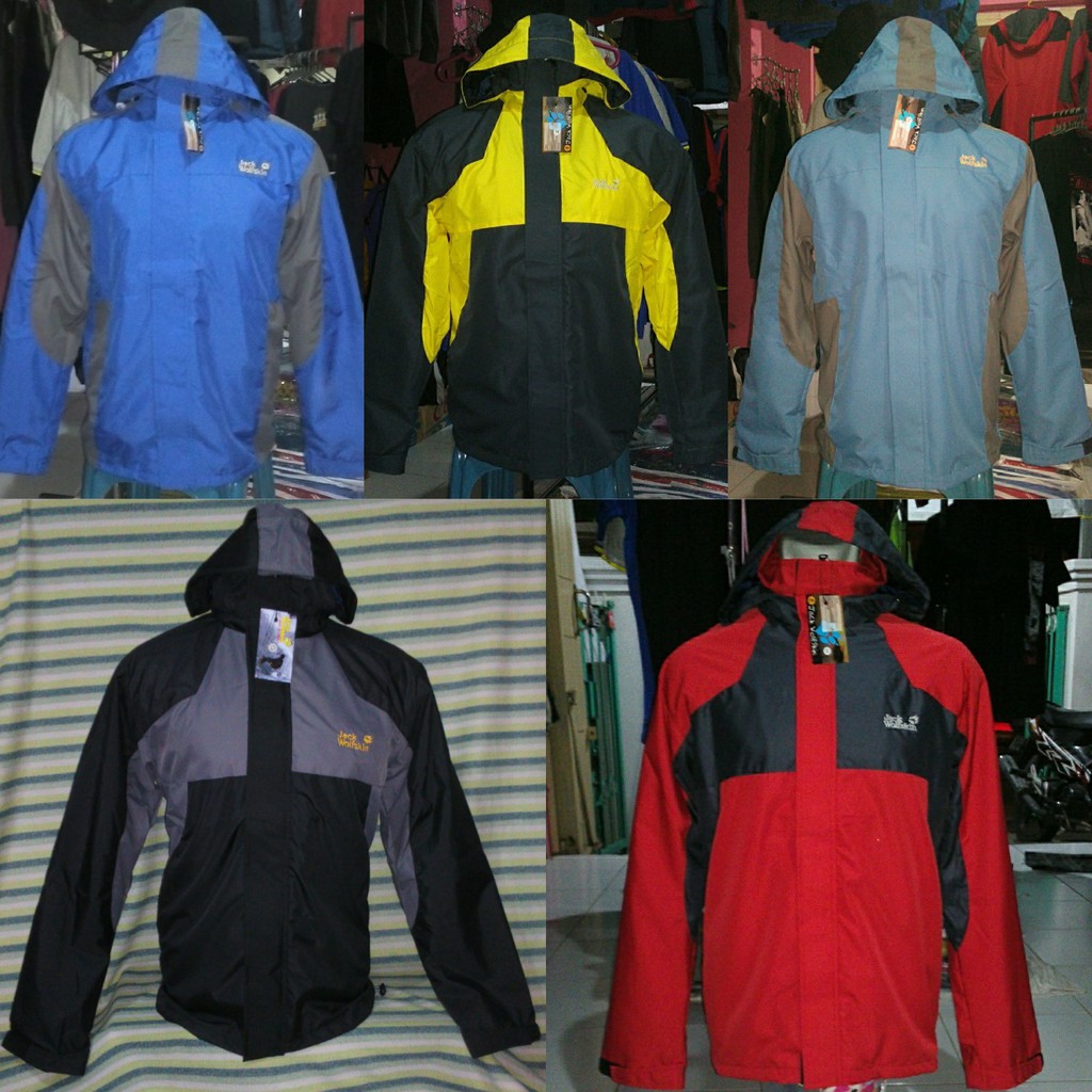 Jaket Gunung / Jaket Adventure Jaket Gunung Outdoor JWS Jack Wolfskin Waterproof Windproof