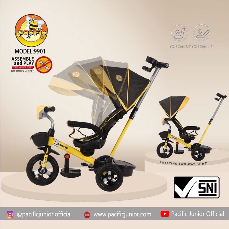 Sepeda Trike Tiga Roda Anak Pacific 9901 Sepeda Tiga roda