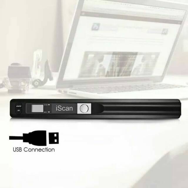 iScan Handheld Mobile Portable Scanner 900DPI LCD Display A4 JPG PDF