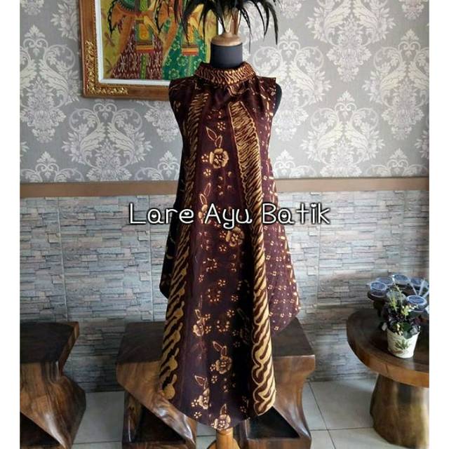 Dress Batik Tanpa Lengan Shopee Indonesia