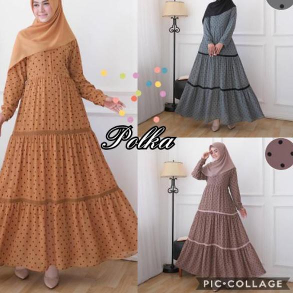 ✥ ORI HG GAMIS CERUTY POLKADOT ➥