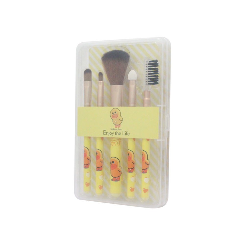 Kuas make up line MAKE UP BRUSH LINE  5 set with box