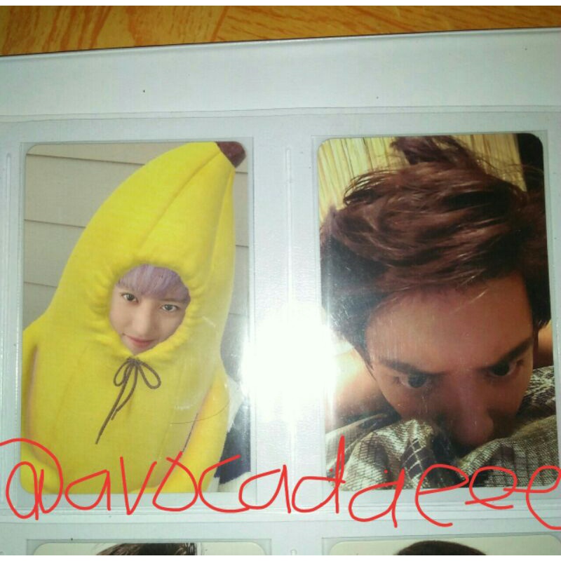 pc chanyeol banana + pc chanyeol boboan (booked)