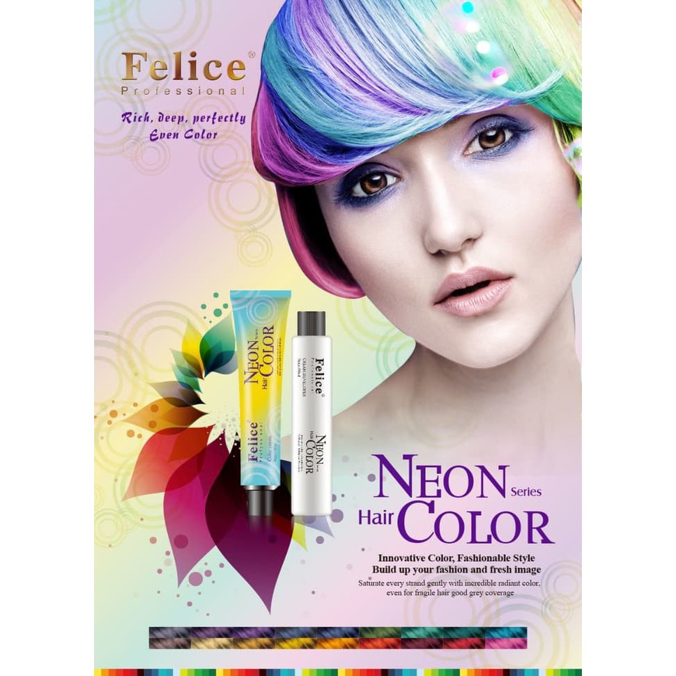 SEMIR HIGHLIGHT FELICE WARNA NEON COLOR ( BONUS SISIR SEMIR )