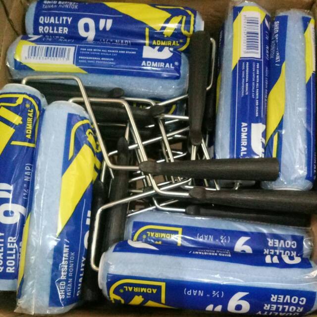 Kuas roll cat tembok kuas cat copot 9inch kuas roll besar copot busa kuas rol busa copot