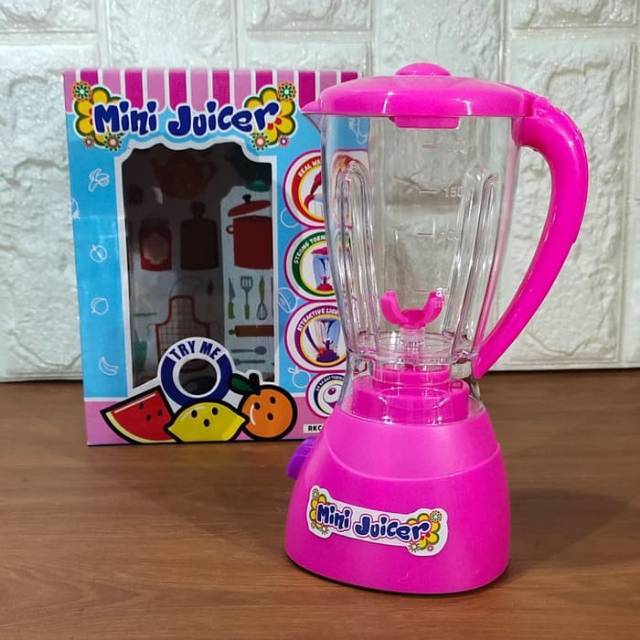 Mainan Blender Baterai Edukatif - Masak Masakan Dapur Anak Edukasi