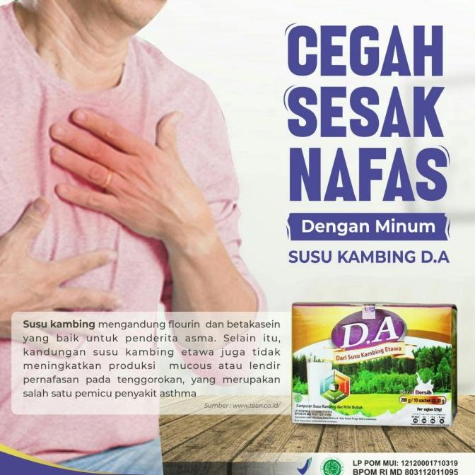 

[COD] Susu kambing etawa D.A Obat TBC,Asma,Flek Paru,dan gangguan pernafasan [COD]