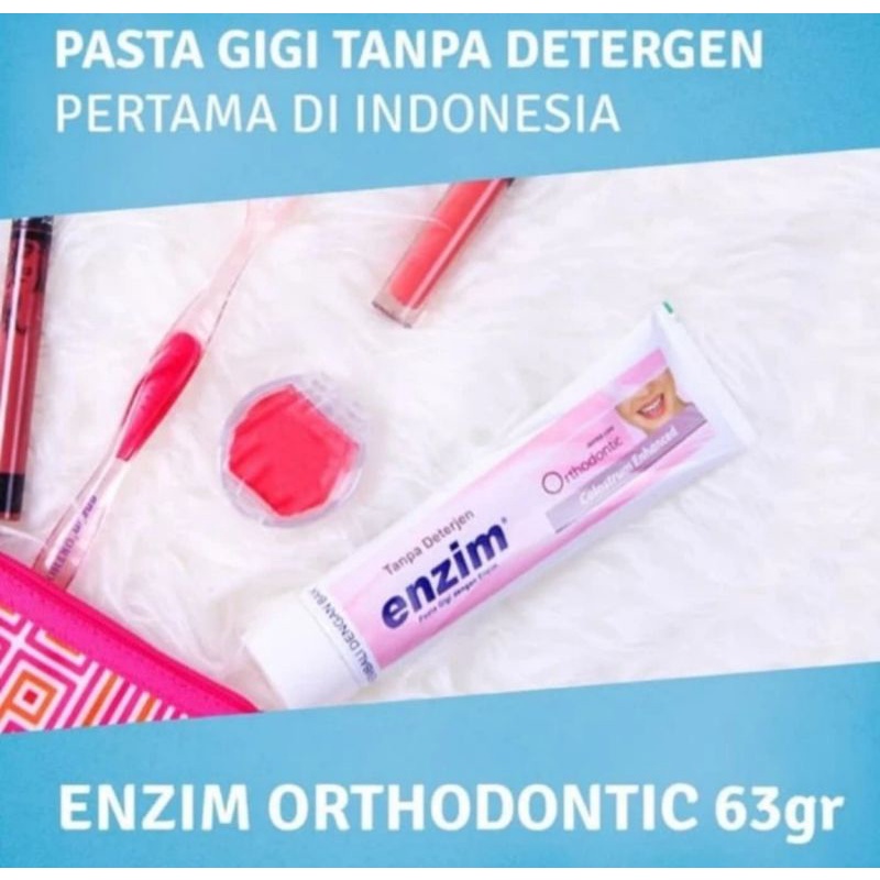 Pasta Gigi Odol Enzim Orthodontic Toothpaste 63gr (Kemasan KECIL)