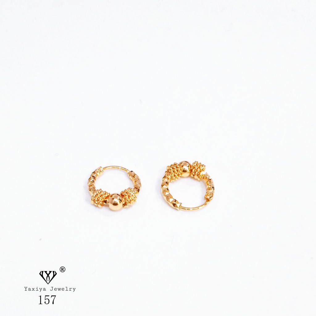 

Anting Gipsy Pentul Anak Perhiasan Imitasi Lapis Emas 18K Yaxiya Jewelry 157