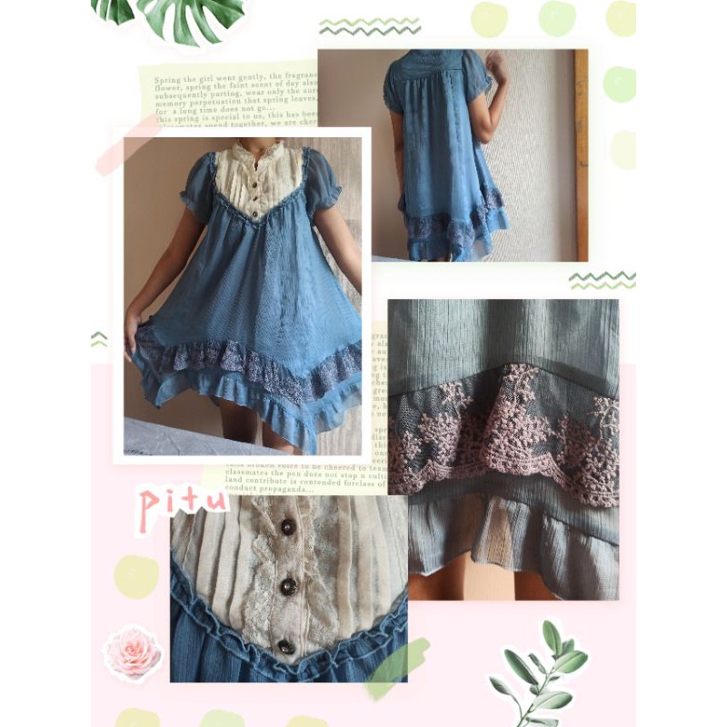 vintage dress jepang branded