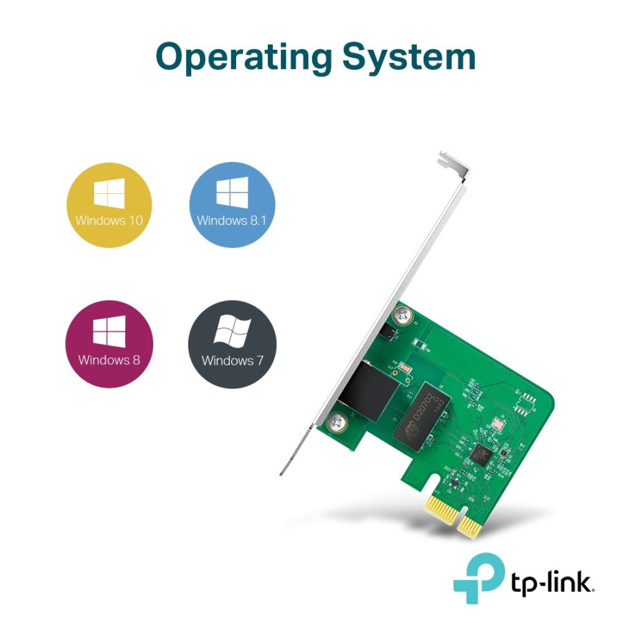 Lan Card Tp-Link Gigabit PCI Express TG-3468 VERSI 4.0 Network Adapter TG 3468 Tplink Tp Link Lancard