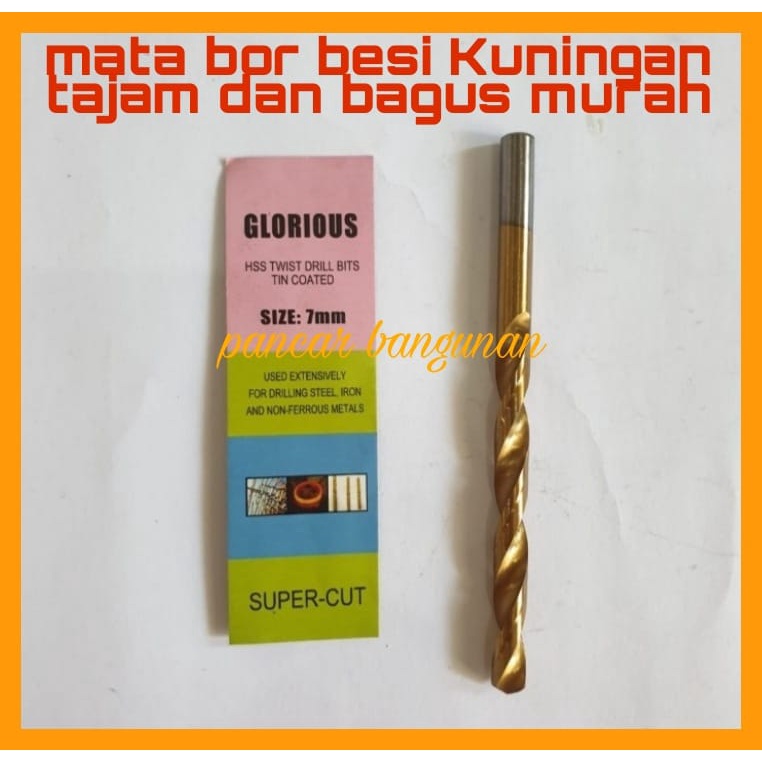 MATA BOR BESI GLORIOUS KUNING 7MM - MATA BOR BESI KUNING 7MM - MATA BOR BESI 7MM - MATA BOR BESI - M