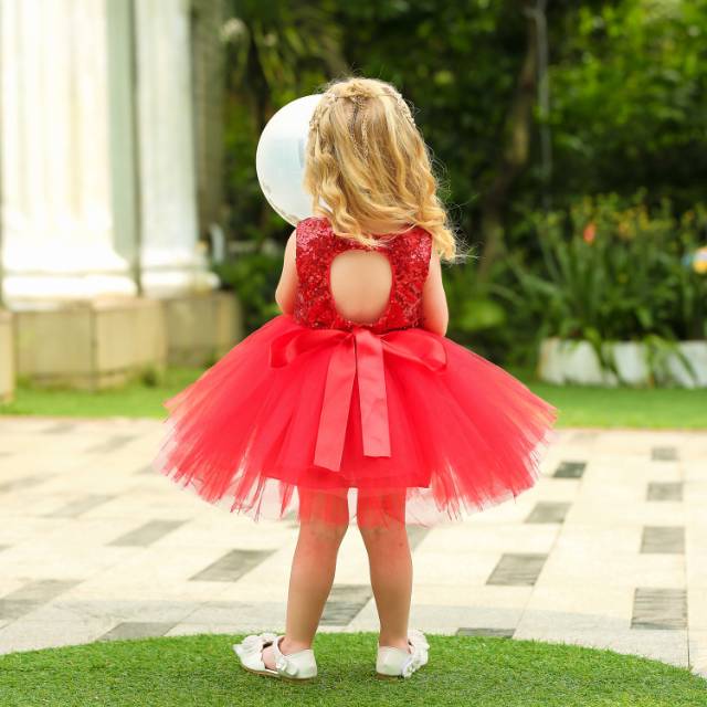 GA2526 QUINCY DRESS / GAUN PESTA ANAK PEREMPUAN / DRESS ULANG TAHUN MURAH BAGUS MEWAH TUTU