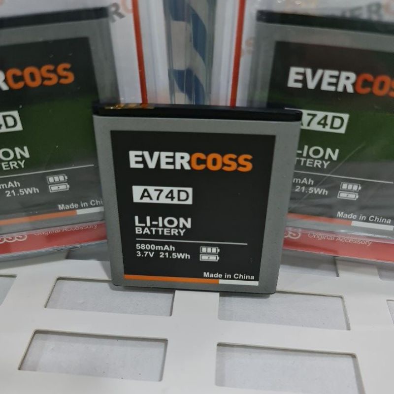 battery batrai baterai baterei Evercoss A74D
