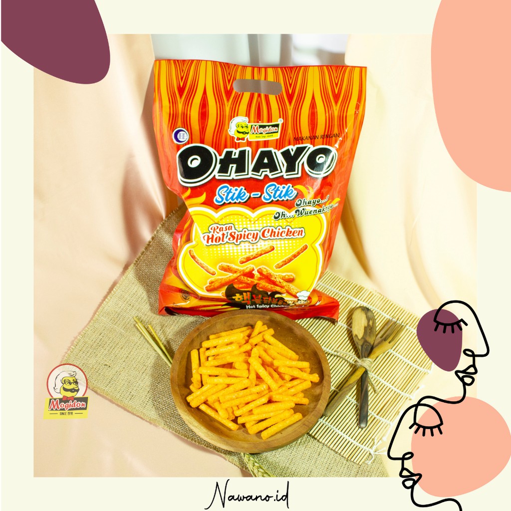 Mogidon Ohayo Stik Jagung 300 gr / Cemilan Snack (MOGIDON x NAWANO.ID)