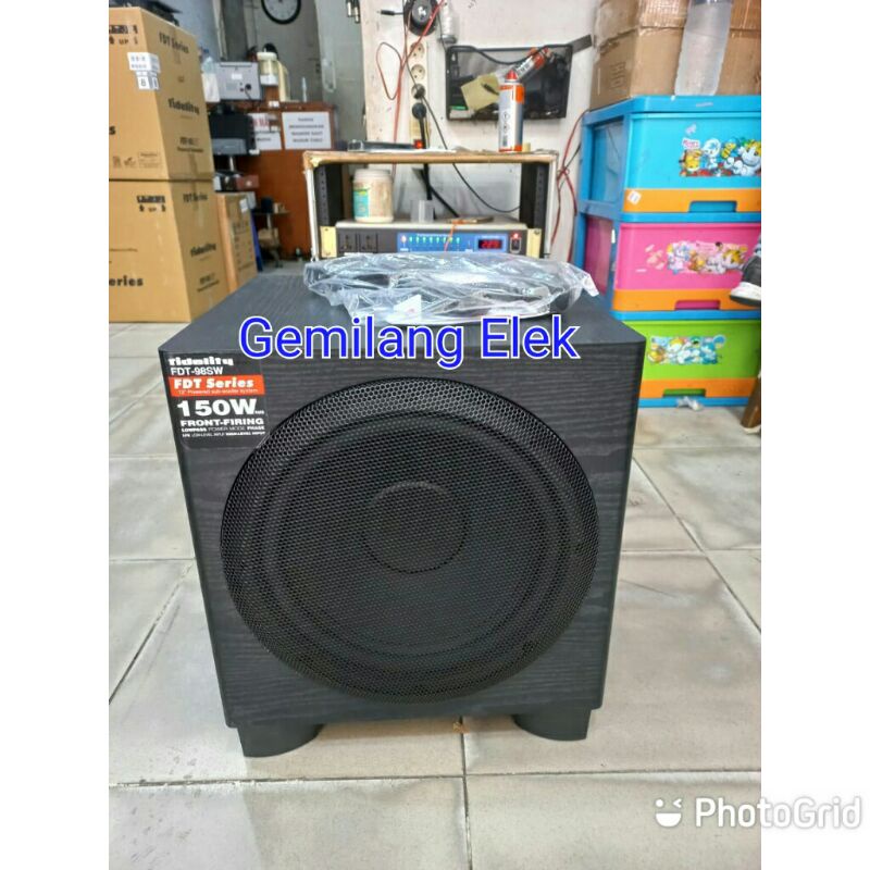 SUBWOOFER AKTIF FIDELITY FDT-98SW 12 inch