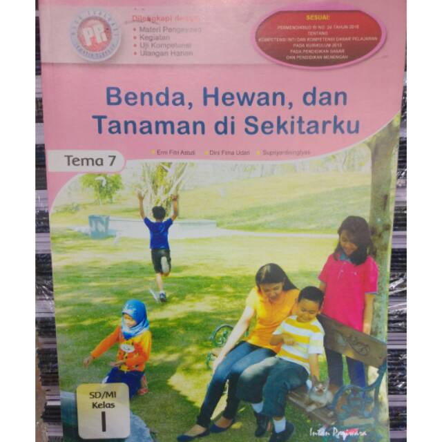 PR Buku Evaluasi Kelas 1tema 7 Benda,  Hewan, dan Tanaman di sekitarku
