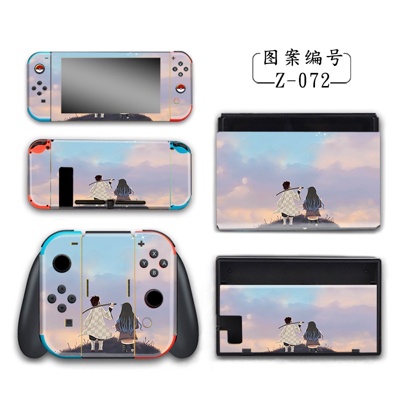 Stiker Pelindung Konsol Game Nintendo Switch Motif Kartun