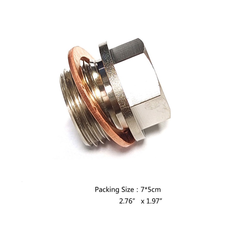 Adapter Pengukur Suhu M18x1.5 Ke 1 / 8 &quot;NPT Male