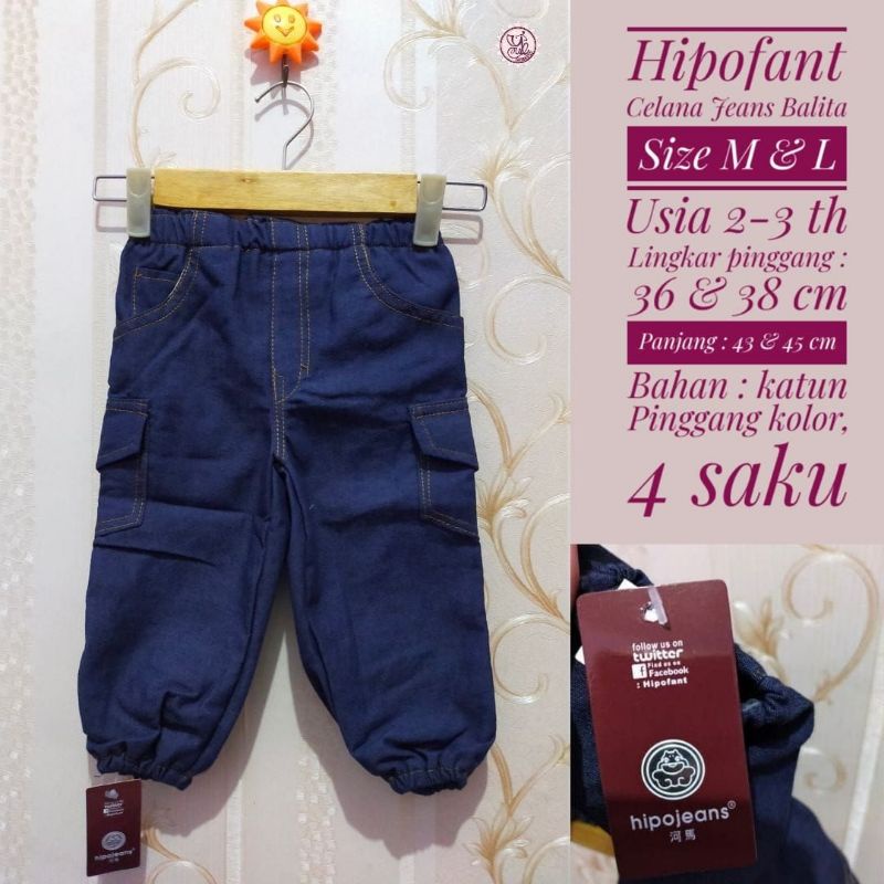 Celana jogger jeans hipofant