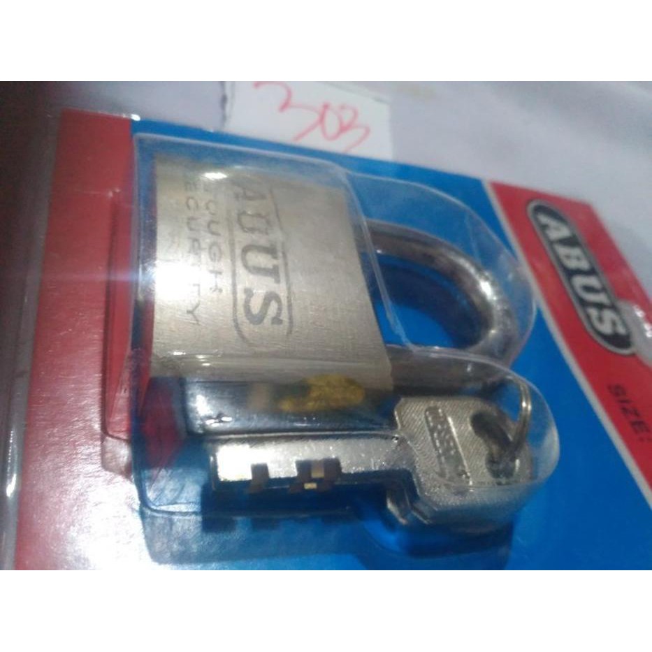 Unik gembok 50mm leher pendek pengunci besi rantai pintu pagar induk kunci Murah