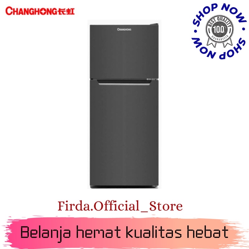 CHANGHONG Kulkas 2 Pintu 152L Black CRF 208