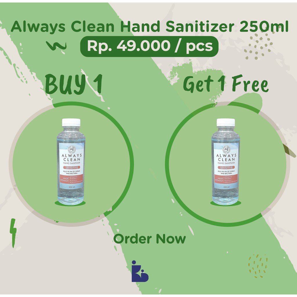 Always Clean Hand Sanitizer 250ml