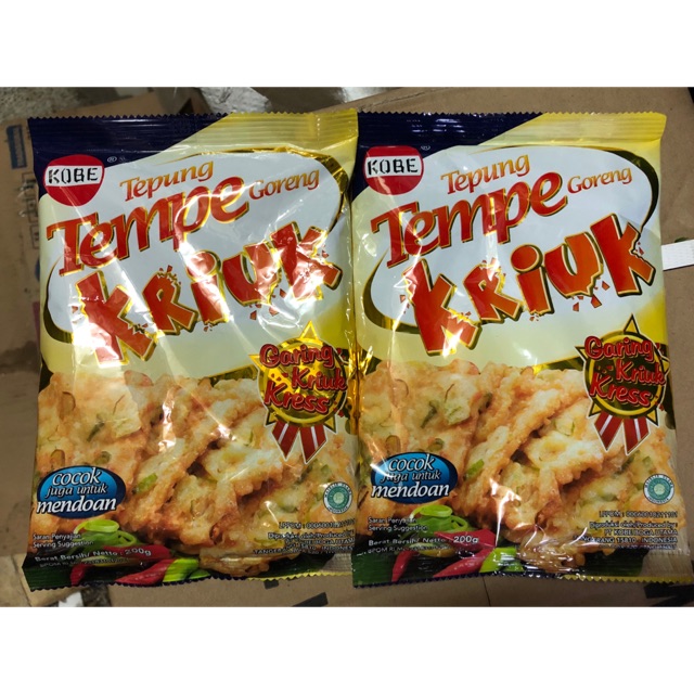 

Kobe Tepung Tempe Goreng Kriuk 200gr