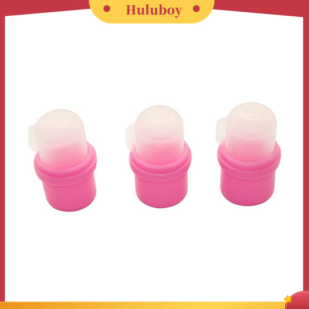 Huluboy Huluboy♡ 10 Pcs Tutup Penghapus Kutek Gel Bahan Akrilik