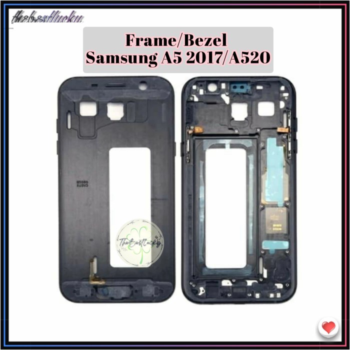 Tatakan Lcd - Bezel - Lcd Frame Samsung A5 2017 A520 Original