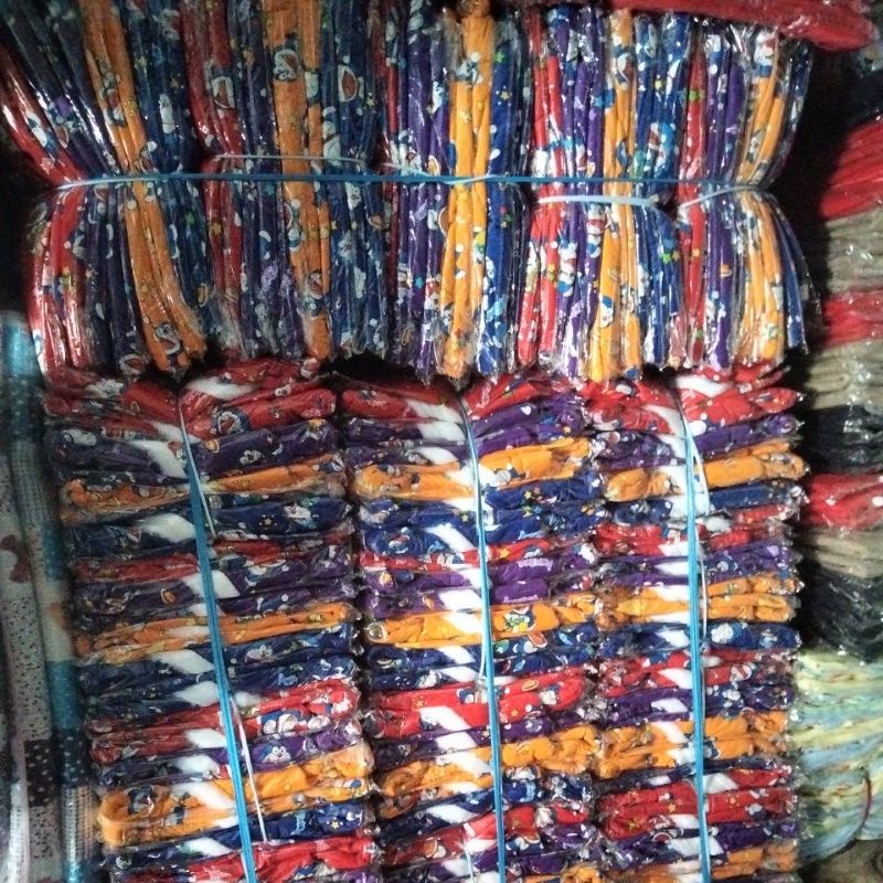 jaket bayi printing gambar kartun karakter lucu untuk usia 0-18 bln-6