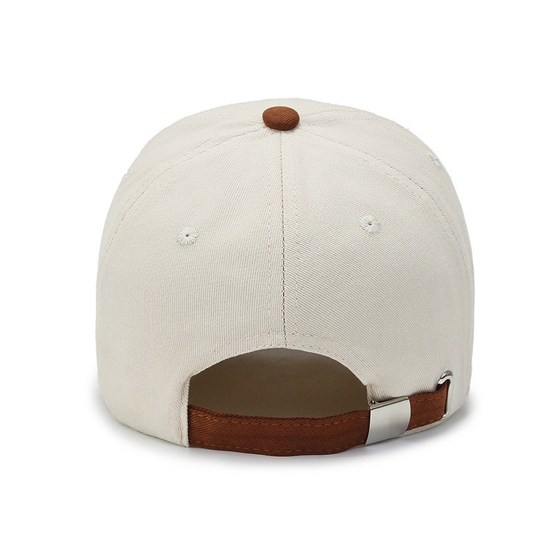 Topi baseball Sunscreen Motif Bordir C Bahan Katun washed Gaya retro Untuk Pria Dan Wanita