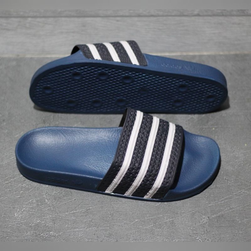 Sandal slide pria Sandal slop Sandal ADS ADILETTE ORIGINAL FULL TAG MADE IN ITALY-4
