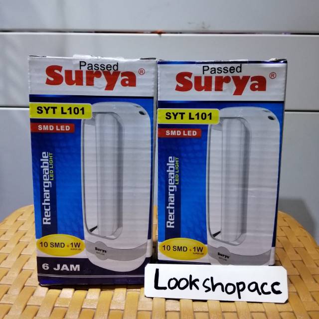 SURYA SYT L101 / SYT L318 Lampu Emergency + Senter
