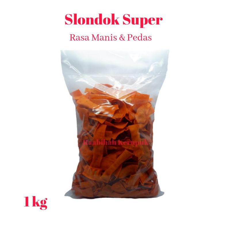 

Kerupuk Selondok Mentah Rasa Pedas Manis 1 kg