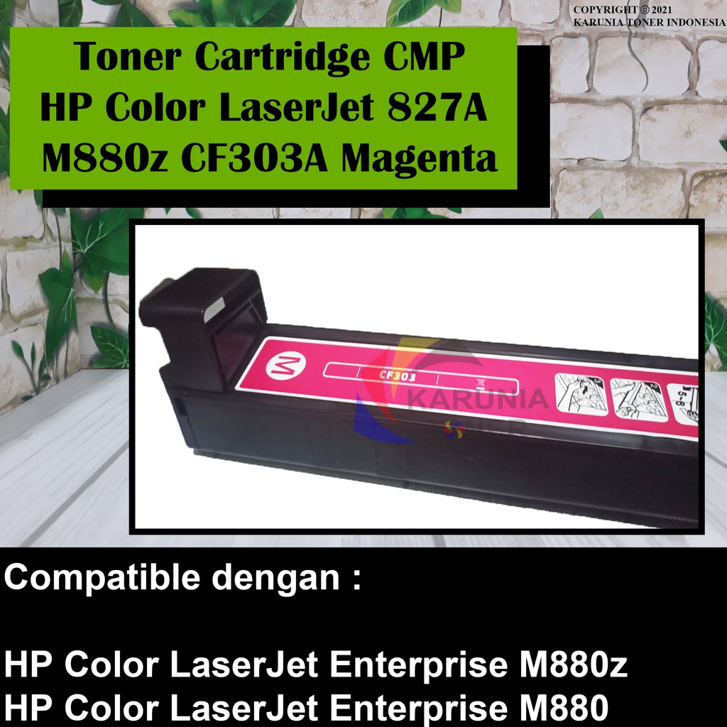 Cartridge Compatible HP LaserJet Enterprise 827A M880 M880z CF301A CF303A CF302A CF300A