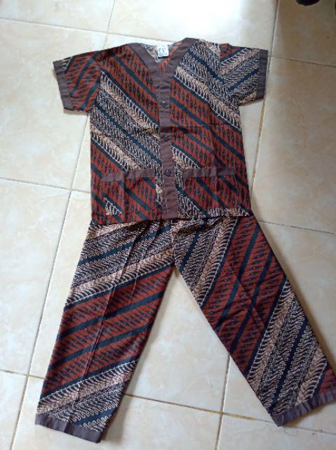 Piyama Batik Anak (5-13th)full Obras