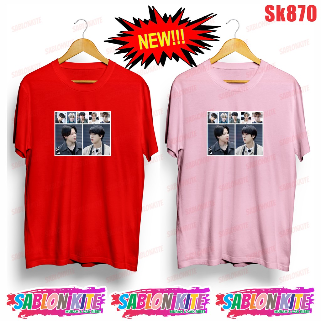 MURAH!!! KAOS KPOP MEMBER KITCHEN UNISEX SK870 COMBED 30S ADA 6 WARNA